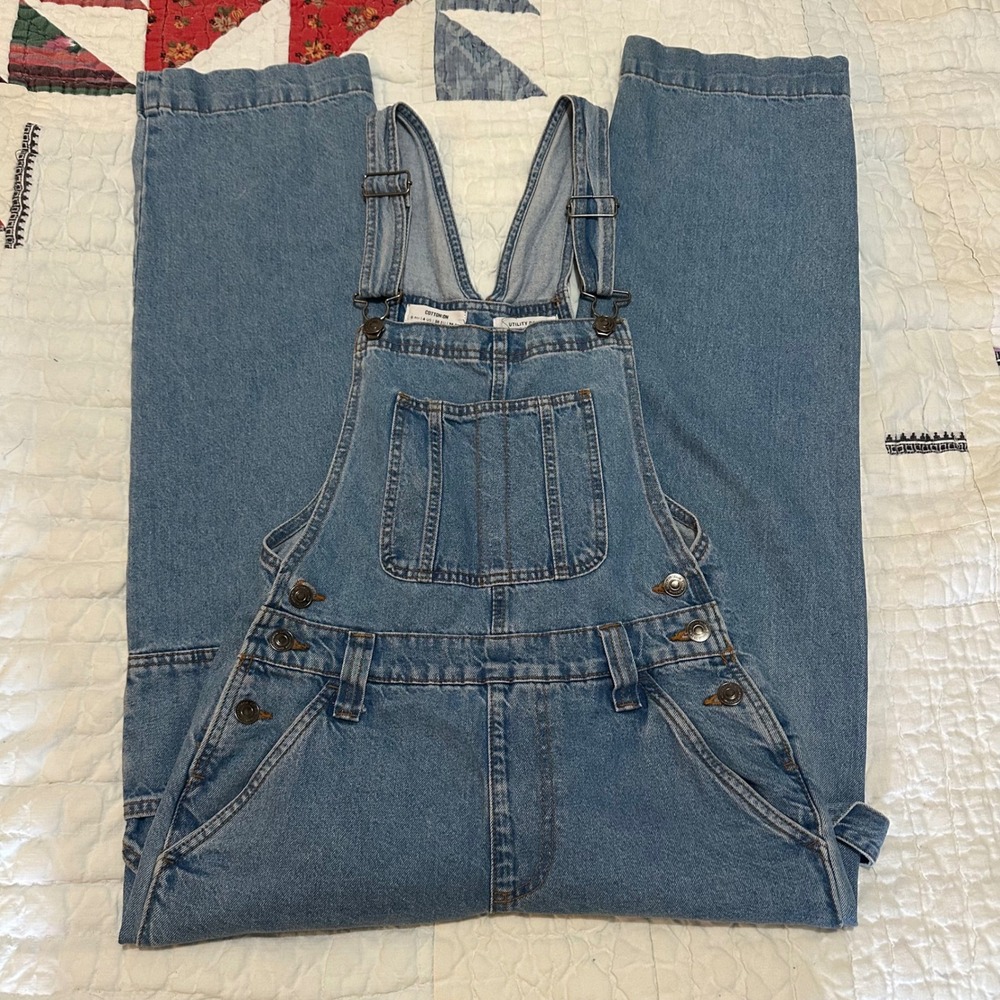 Cotton On Utility Denim Long Overalls